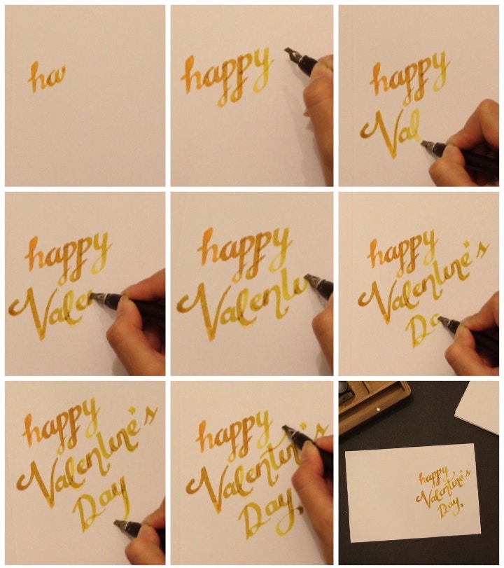 loopy lover calligraphy