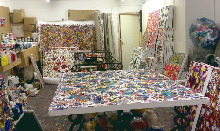 Fayez Barakat's Studio in London